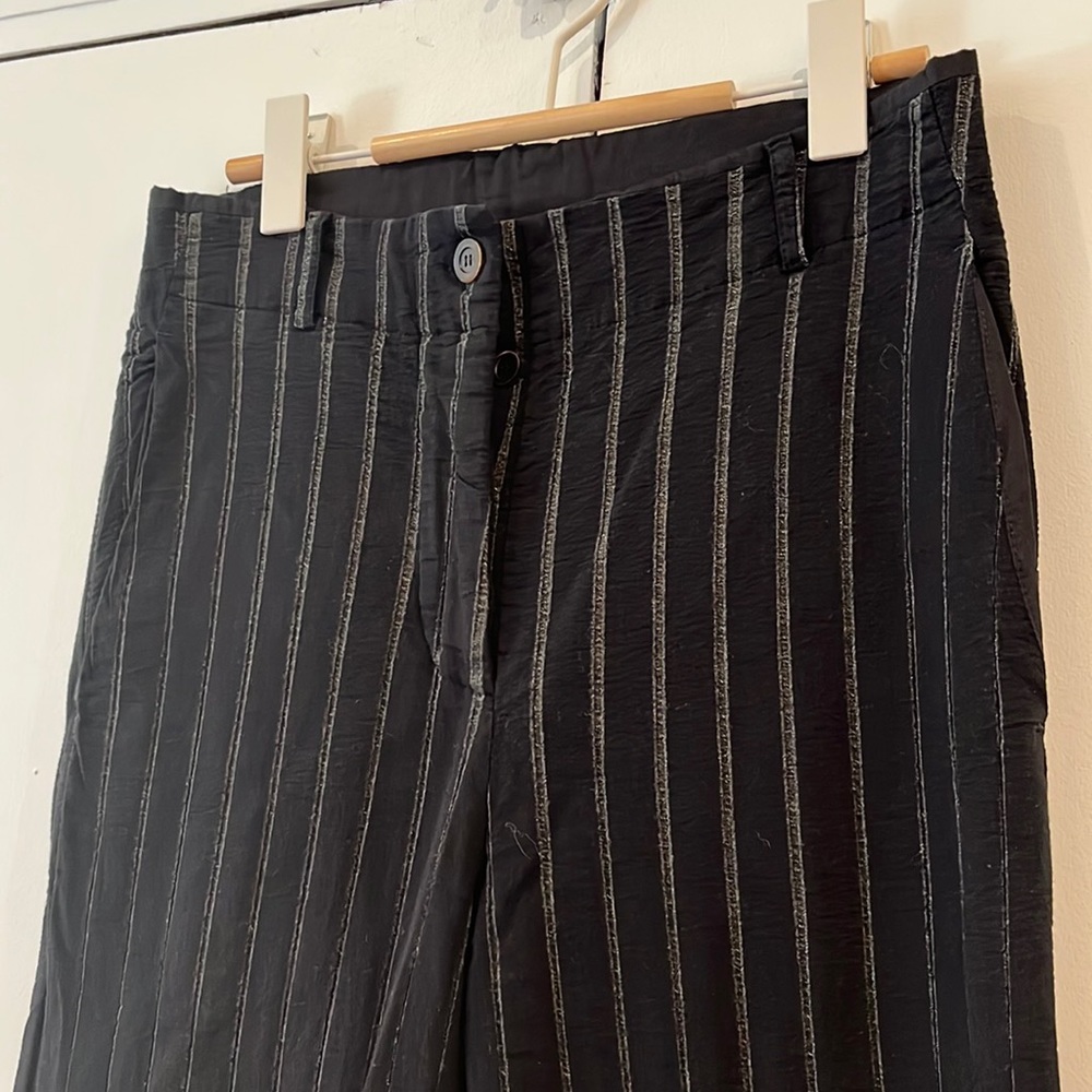 Hannoh Wessel Striped Pants in black
